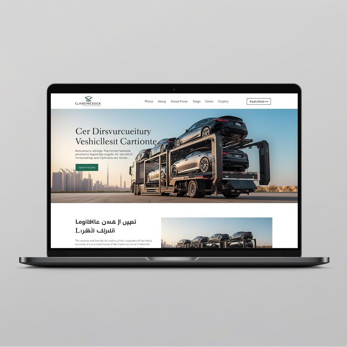 موقع شركة الفراس لنقل المركبات