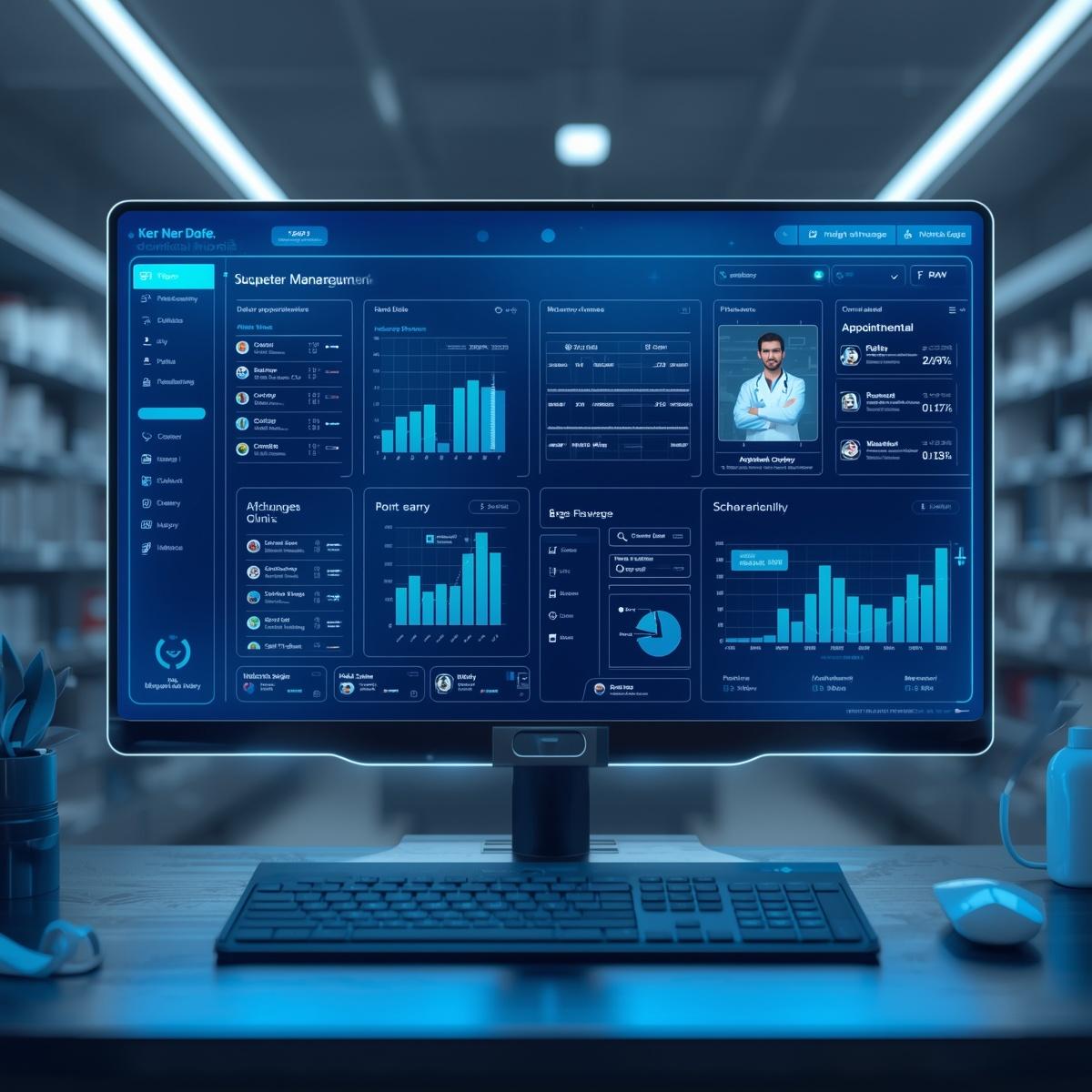 تصميم أنظمة إدارة احترافية للعيادات والصيدليات والأطباء